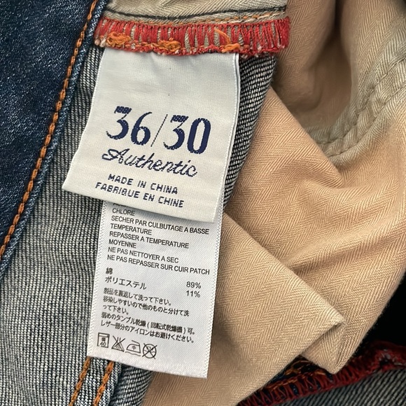 Tommy Bahama Medium-Dark Wash 5-pocket Jeans- 36/30 - Picture 11 of 15